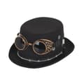 Miniatyrbild 1 av 4: Bristol Novelty Unisex vuxna Steampunk Top Hat och glasögon