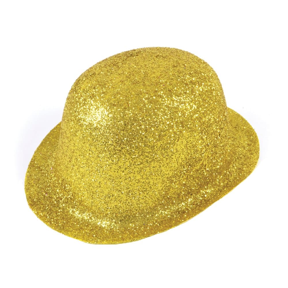 Bristol Novelty Unisex Vuxna Glitter Plastic Bowler