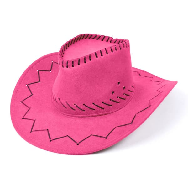 Bristol Novelty Unisex voksen Cowboyhat med syninger til voksne Pink One Size