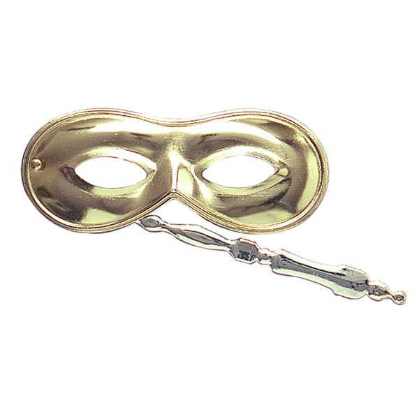 Bristol Novelty Unisex voksen domino maske på pind