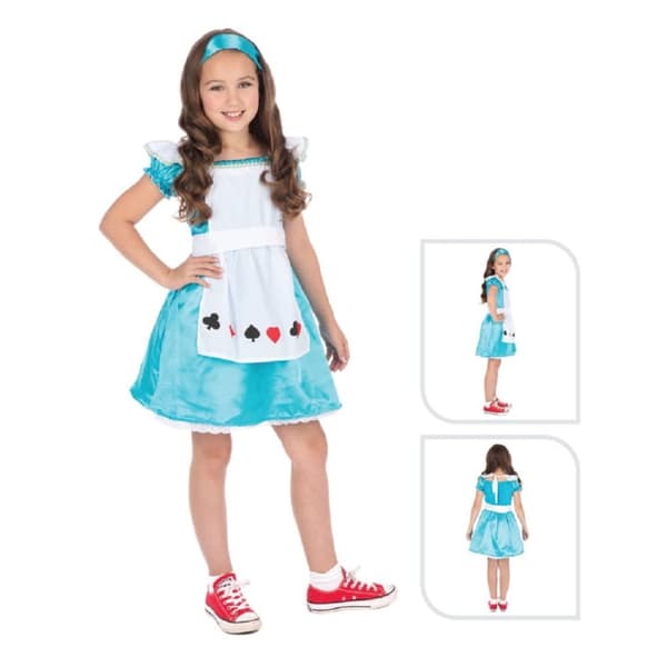 Bristol Novelty Alice kostume til børn/piger