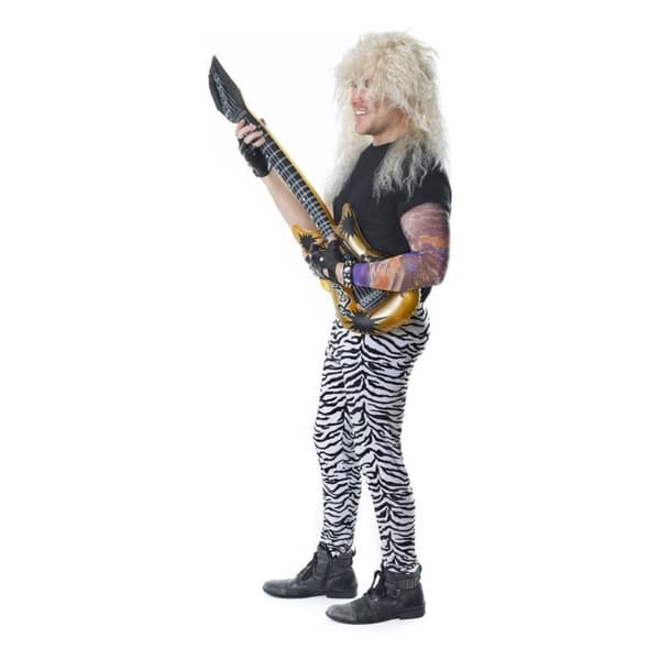 Bristol Novelty Mens Zebra Print Costume Trousers