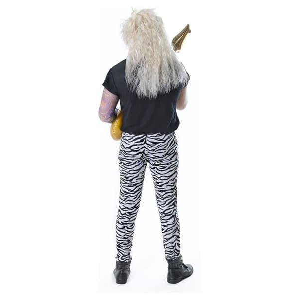 Bristol Novelty Mens Zebra Print Costume Trousers