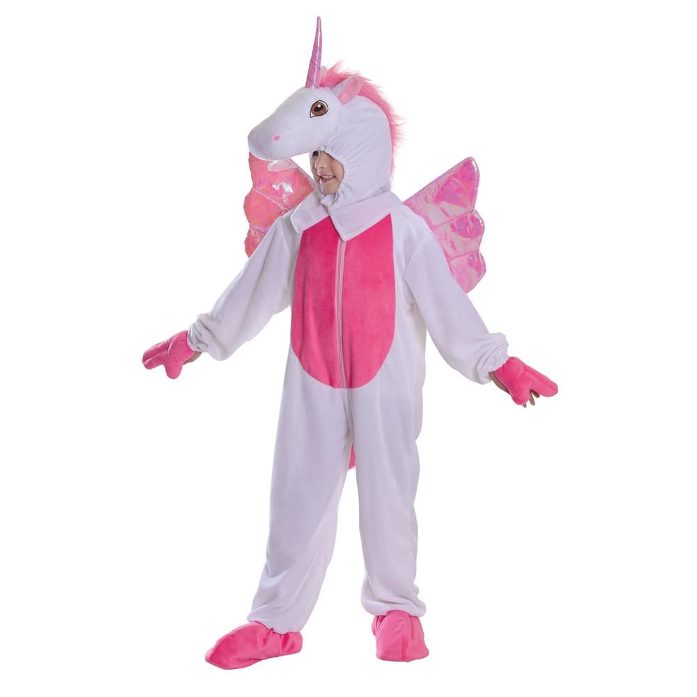Bristol Novelty Flickor bevingad enhörning kostym