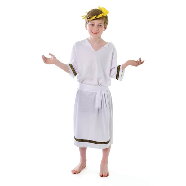 Bristol Novelty Childrens/Boys Grecian Boy Costume White M