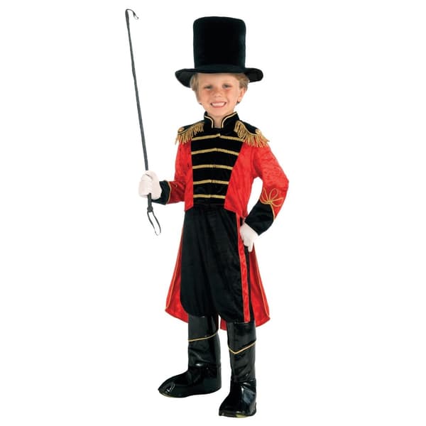 Bristol Novelty Childrens/Kids Ring Master Costume Red/Black S