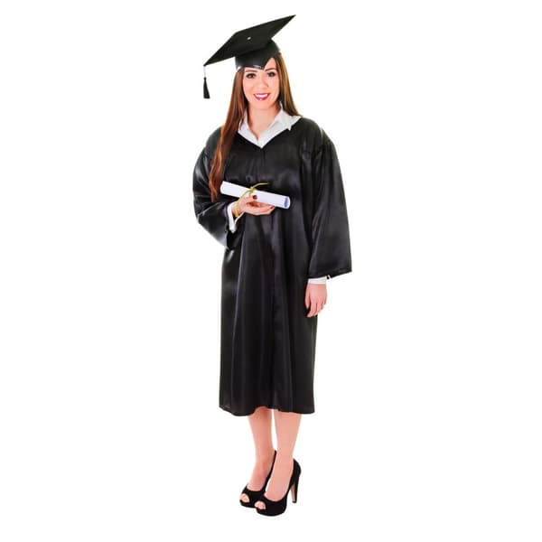Bristol Novelty Unisex voksen gradueringskåbe kostume