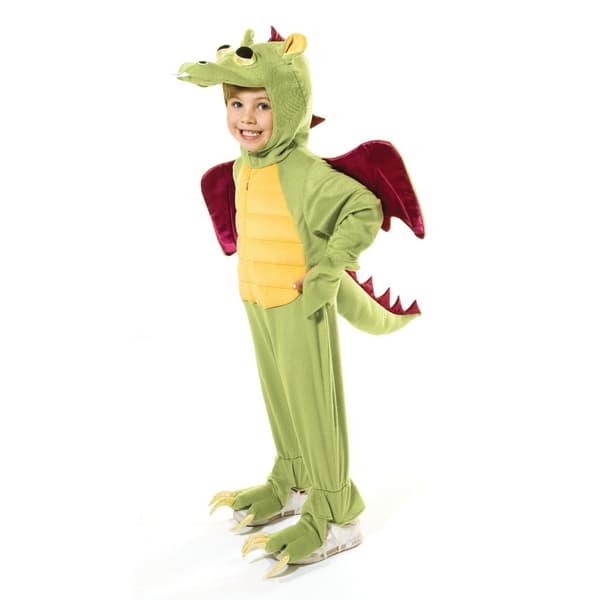 Bristol Novelty Childrens/Kids Dragon Costume Green/Yellow/Red L