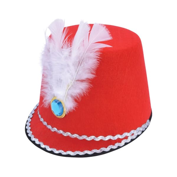 Bristol Novelty Kvinder/Damer Marjorette Hat Red One Size