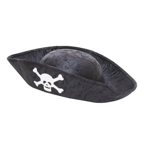 Bristol Novelty Pirathat med kranie og korsben til børn/unge Black/White One Size