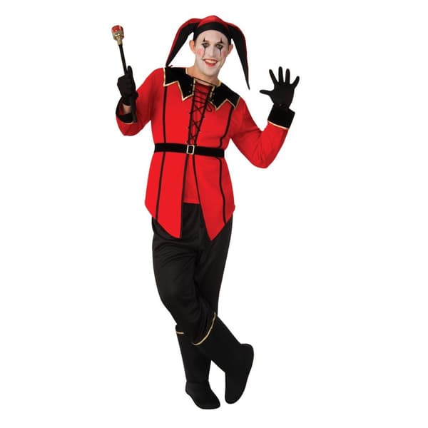 Bristol Novelty Mens Court Jester Costume