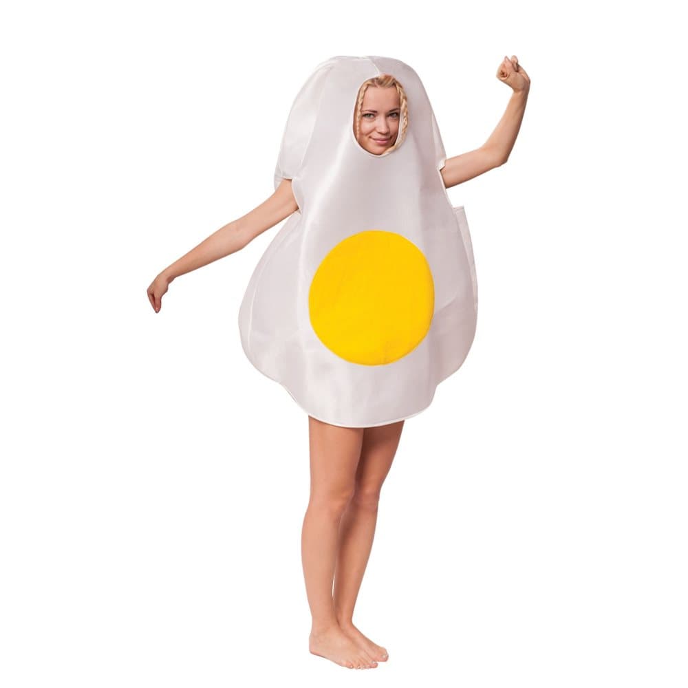 Bristol Novelty Unisex vuxna stekt ägg kostym