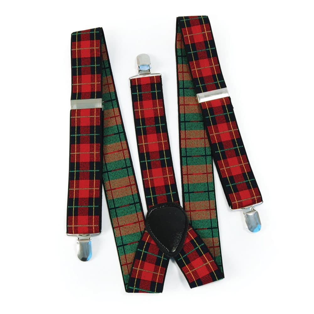 Bristol Novelty Unisex Tartan Punk hängslen