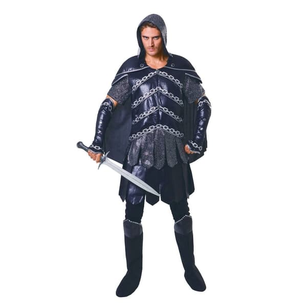 Bristol Novelty Unisex mørk kriger kostume Black Chest size 44in