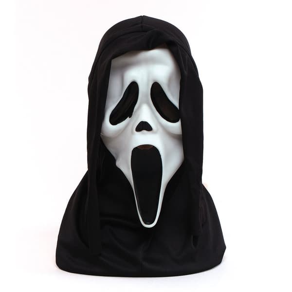 Bristol Novelty Unisex Vuxna Scream Mask White One Size