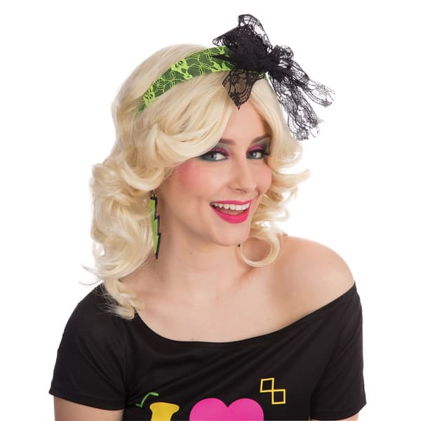 Bristol Novelty Unisex vuxna 80s spetshuvudband