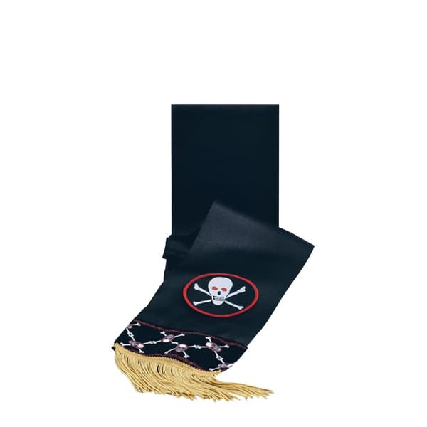 Bristol Novelty Unisex Tasseled Pirate Waist Sash Black/White/Gold/Red One Size