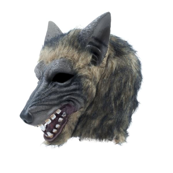 Bristol Novelty Unisex vuxen mask med brindle-effekt för varg