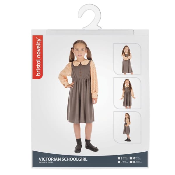 Bristol Novelty Girls Victorian Schoolgirl Costume