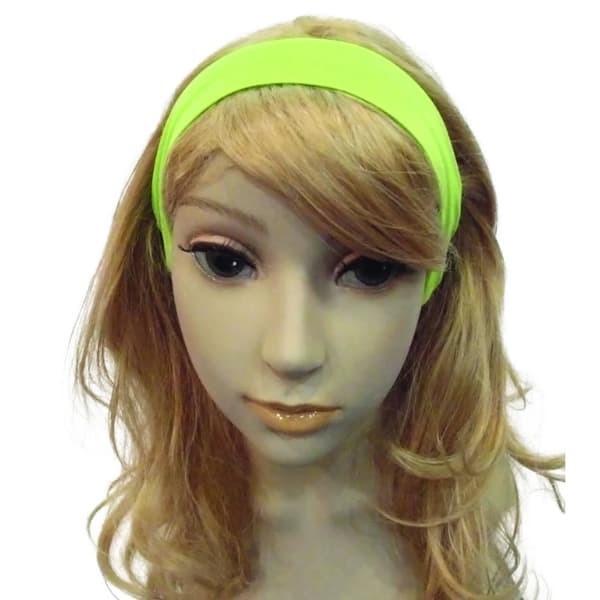 Bristol Novelty Unisex Adults 80s Hairband Green One Size