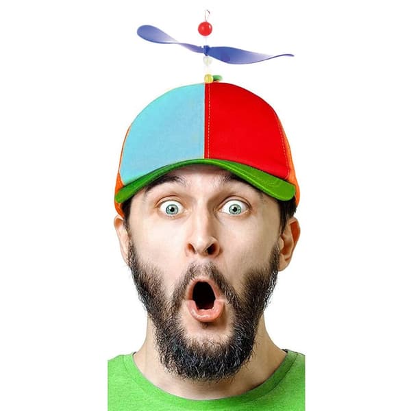 Bristol Novelty Unisex Helikopter Clown Hat