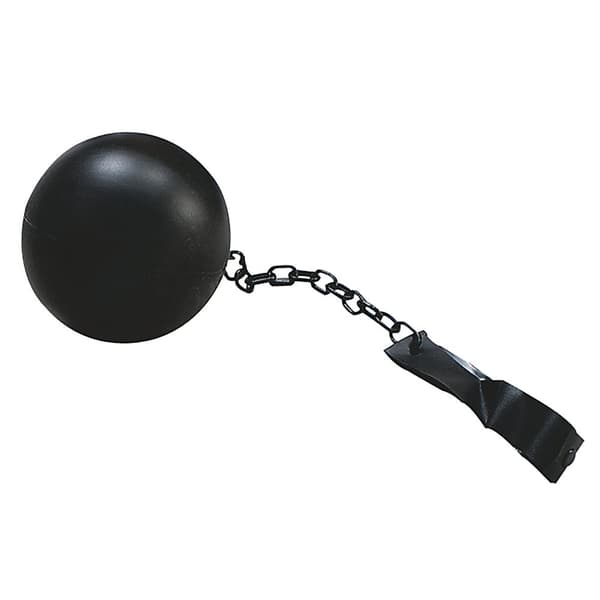 Bristol Novelty Kula och kedja Black One Size