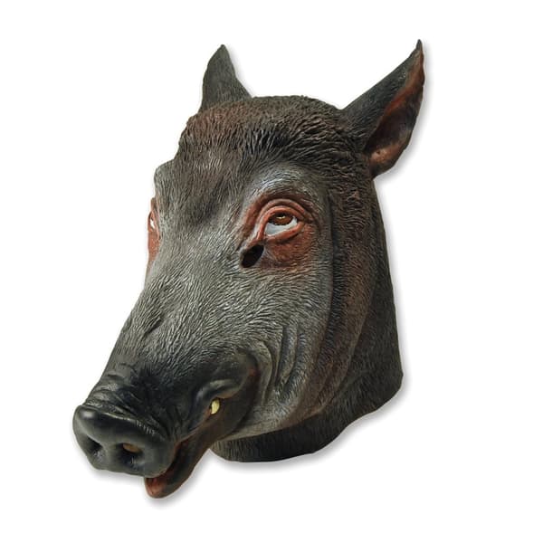 Bristol Novelty Vildsvinemaske Brown One Size