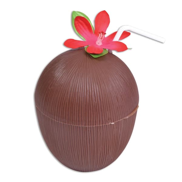 Bristol Novelty Kokosnød Cup Brown One Size