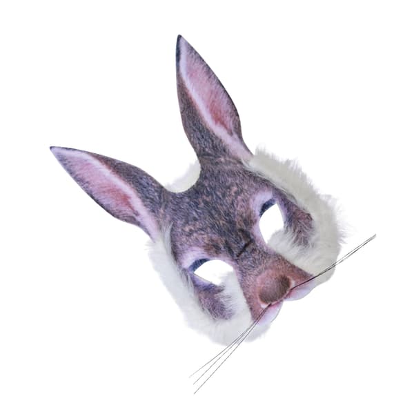 Bristol Novelty Adults Unisex Bunny Face Mask