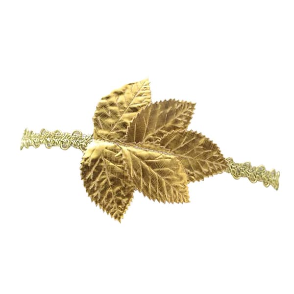 Bristol Novelty Unisex vuxna blad pannband Gold One Size
