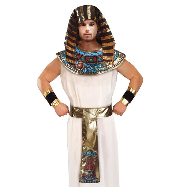Bristol Novelty Unisex Pharaoh Costume Accessories Set Gold/Black/Blue/Red One Size