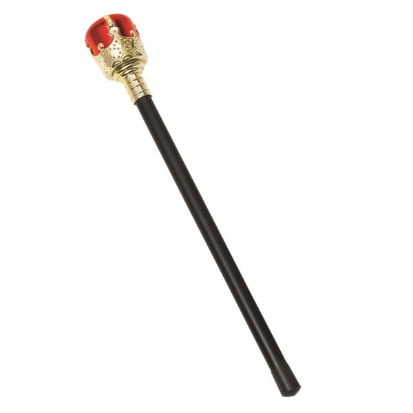 Bristol Novelty Kunglig spira Black/Gold Red One Size