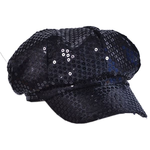 Bristol Novelty Unisex Adults 70s Sequin Cap