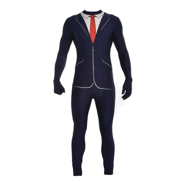 Bristol Novelty Unisex Business Suit Disappearing Man Costume Navy One Size