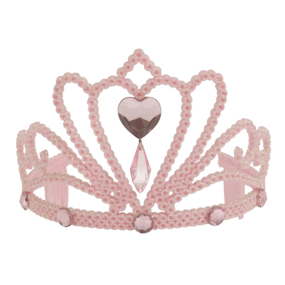 Bristol Novelty Kvinnor/Damer Glitter Heart Tiara med falska ädelstenar