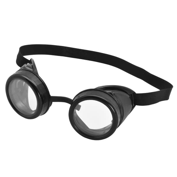 Bristol Novelty Unisex Adults Pilot Goggles Black One Size