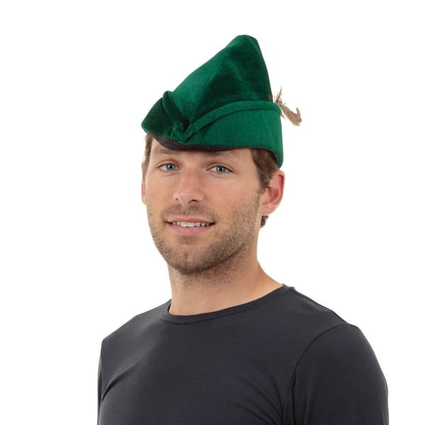 Bristol Novelty Unisex Adults Robin Hood Soft Felt Hat Green One Size