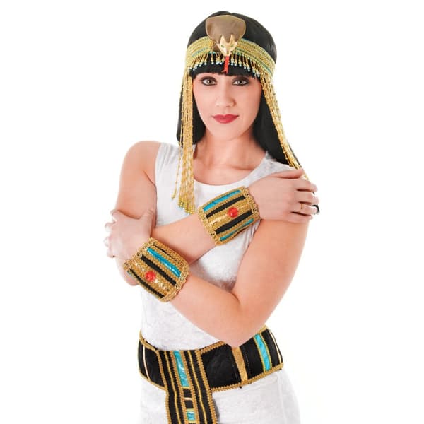 Bristol Novelty Egyptiske Unisex-voksenarmbånd til voksne (1 par) Multicoloured One Size