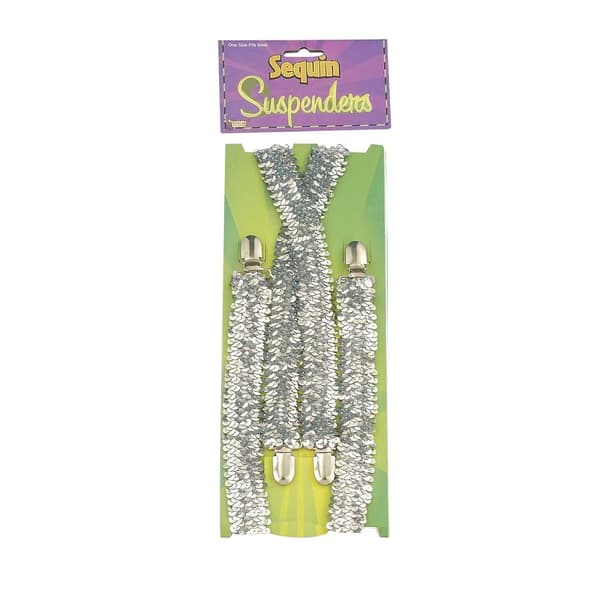Bristol Novelty Unisex Adults Sequin Braces