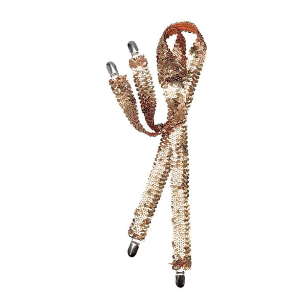 Bristol Novelty Unisex Adults Sequin Braces