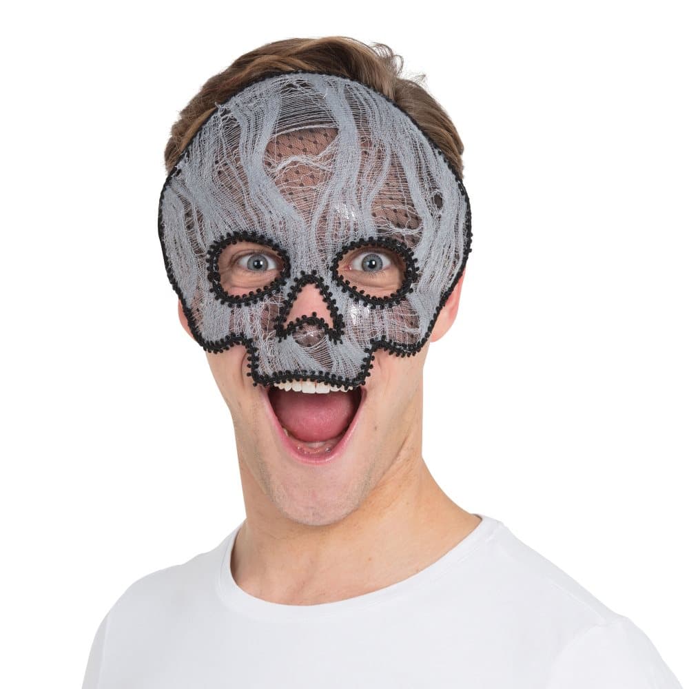 Bristol Novelty Unisex vuxna Ghostly Skull Eyemask