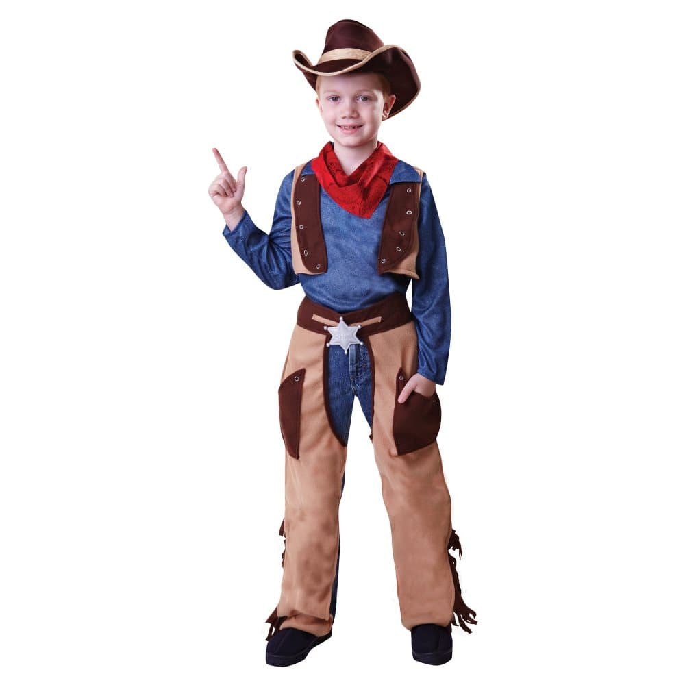 Bristol Novelty Barn/Kids Wild West Cowboy-dräkt