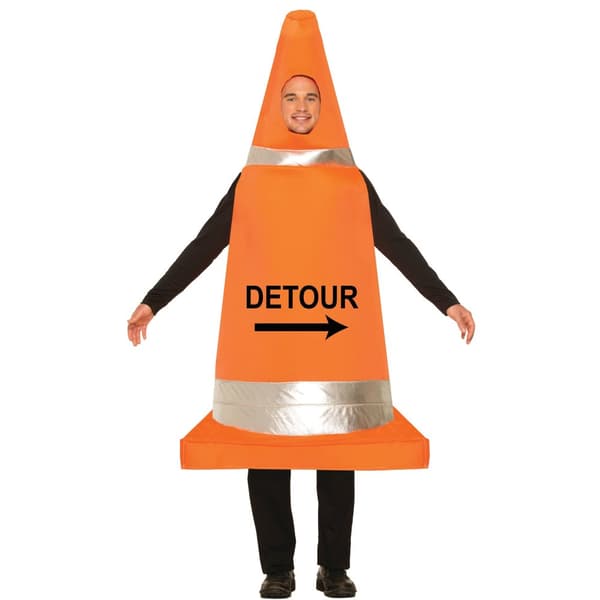 Bristol Novelty Unisex trafik kegle kostume
