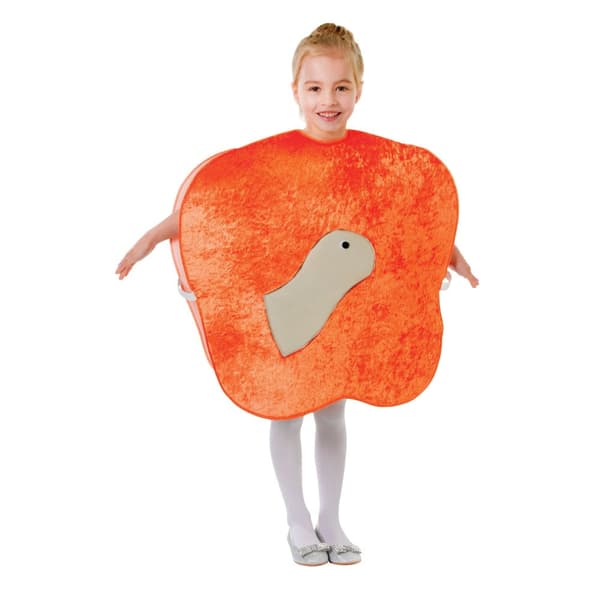 Bristol Novelty Childrens/Kids Giant Peach And Worm Costume Orange One Size