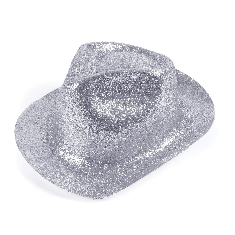 Bristol Novelty Unisex Glitter Trilby Hat
