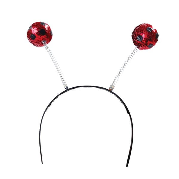 Bristol Novelty Unisex Ladybird Head Boppers Red/Black One Size
