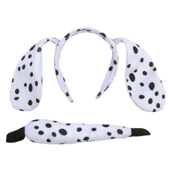 Bristol Novelty Childrens/Kids Dalmatian Set White/Black One Size
