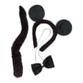 Miniatyrbilde 2 av 2: Bristol Novelty Unisex Mouse Ears Bow Tie And Tail Accessories Set