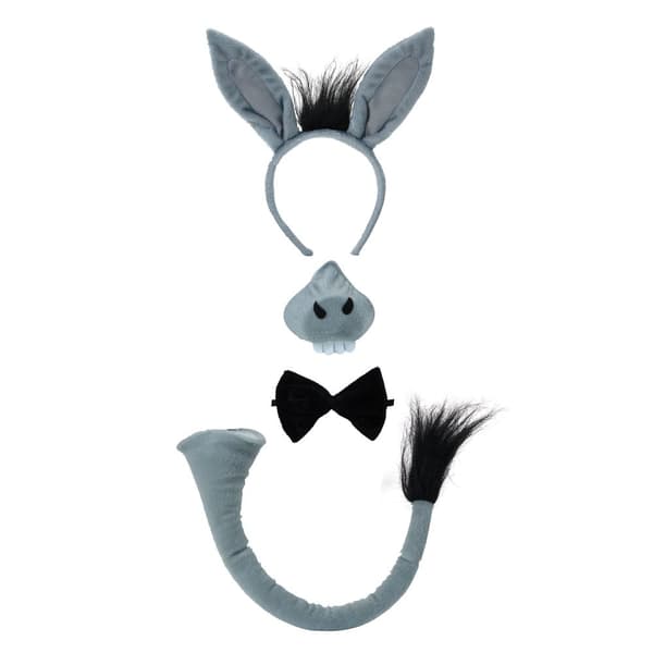 Bristol Novelty Barns / barn åsna ljuduppsättning Grey/Black One Size
