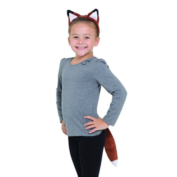 Bristol Novelty Childrens/Kids Fox Set Brown/White One Size
